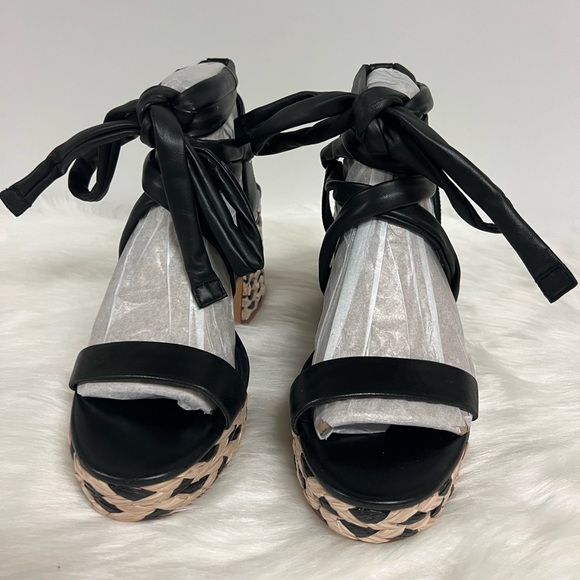 Vince Camuto Roreka Strappy Espadrille High Heel Platform Sandals Size 7.5 NWOB - Picture 4 of 10